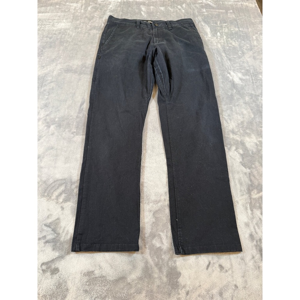 Nike SB Men's Black Flat Front Straight Leg Chino Skateboarding Pants Size 30